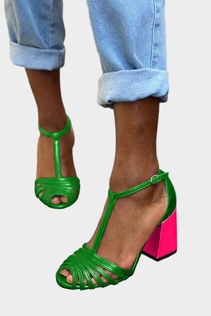 Elegantní sandály s T-páskem