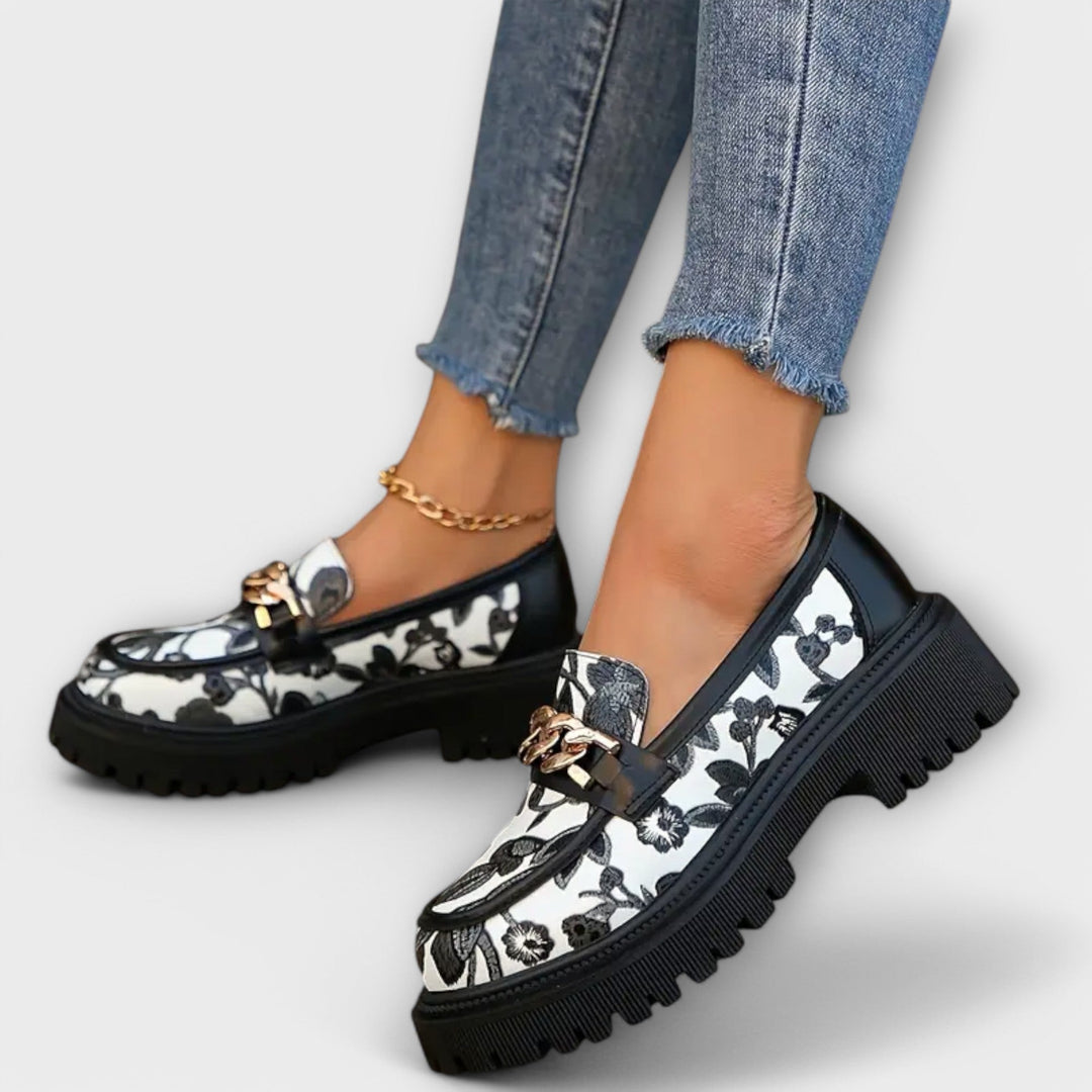 Sandra - Klasické Retro Mokasíny se Stylem