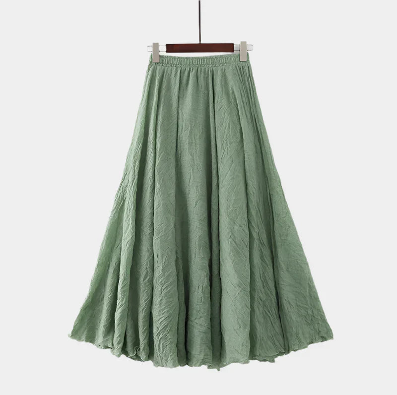 Elegant Vysoký Pas Sukně
