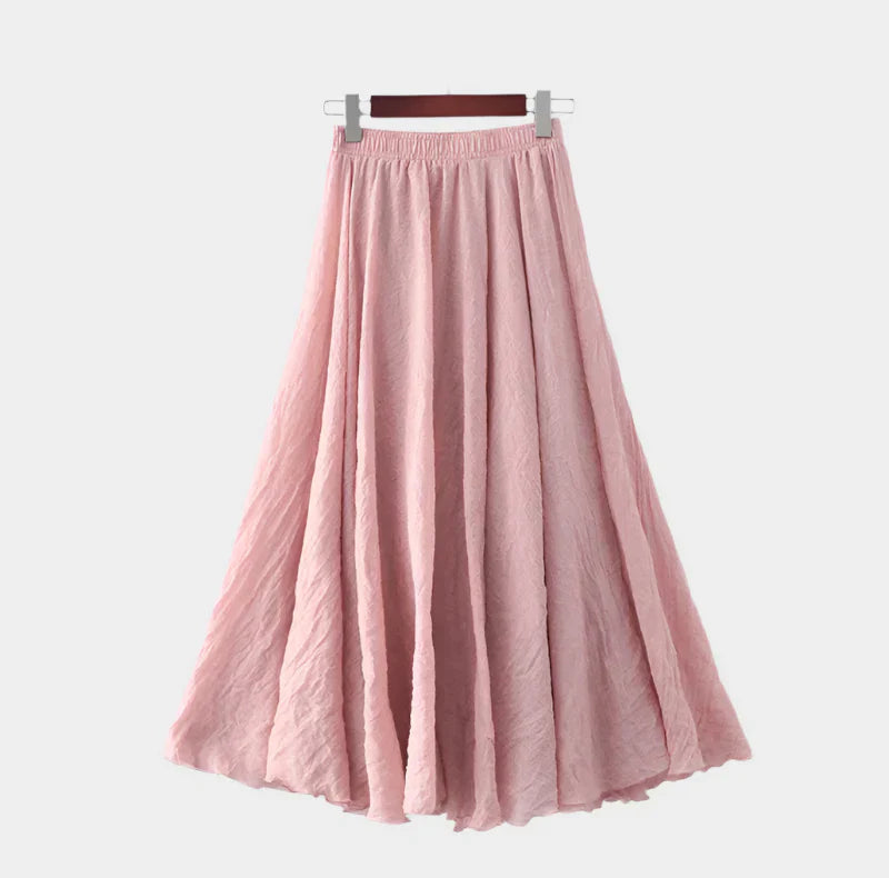 Elegant Vysoký Pas Sukně