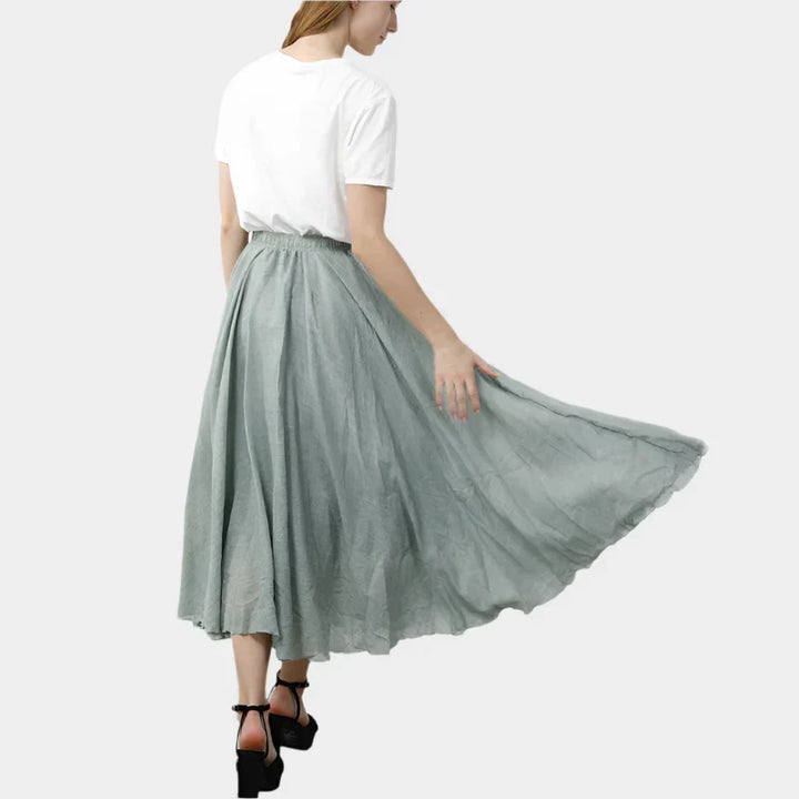 Elegant Vysoký Pas Sukně