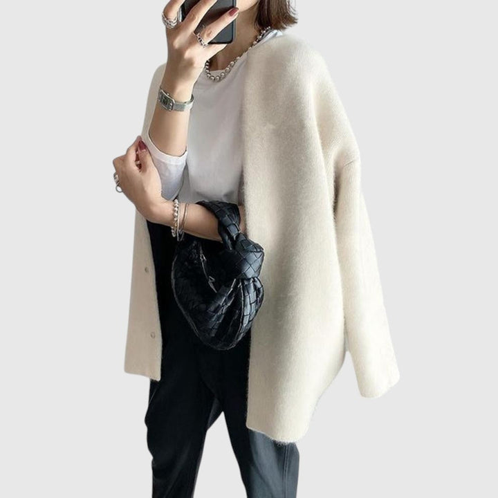 Julie – Minimalistický prodloužený kardigan
