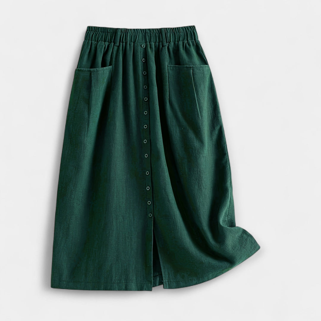 Midi sukně s vintage