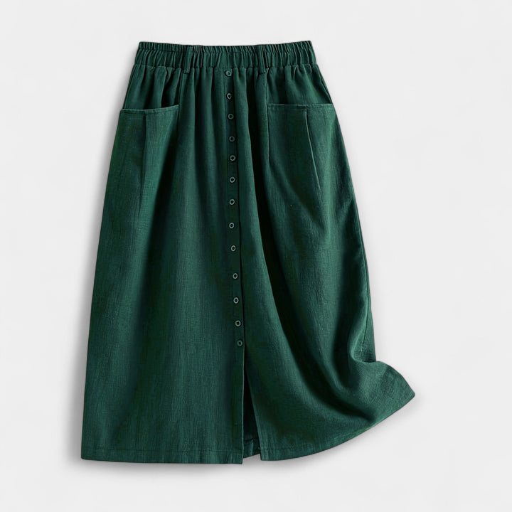 Midi sukně s vintage