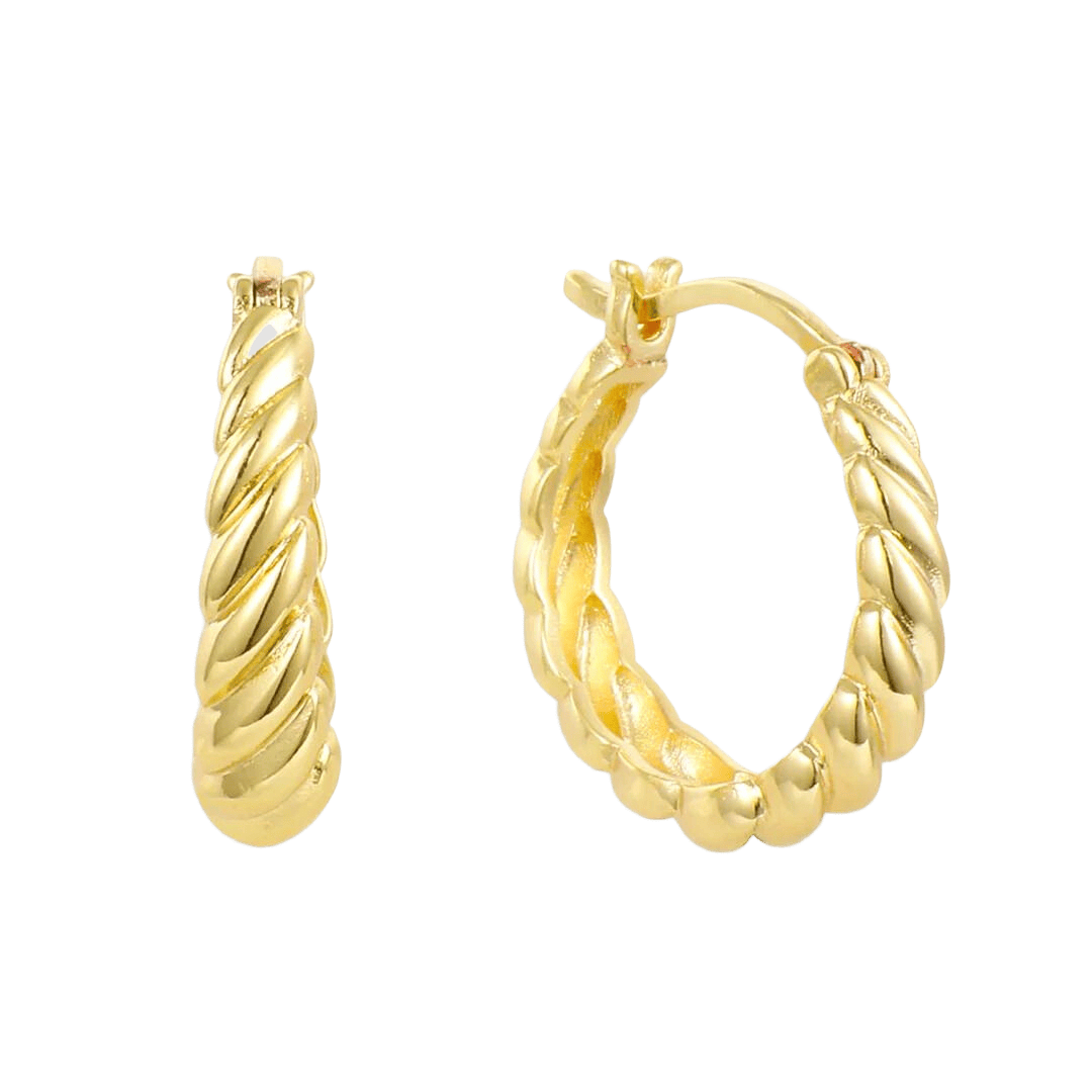 Náušnice Spirálové se Stylovým Twist