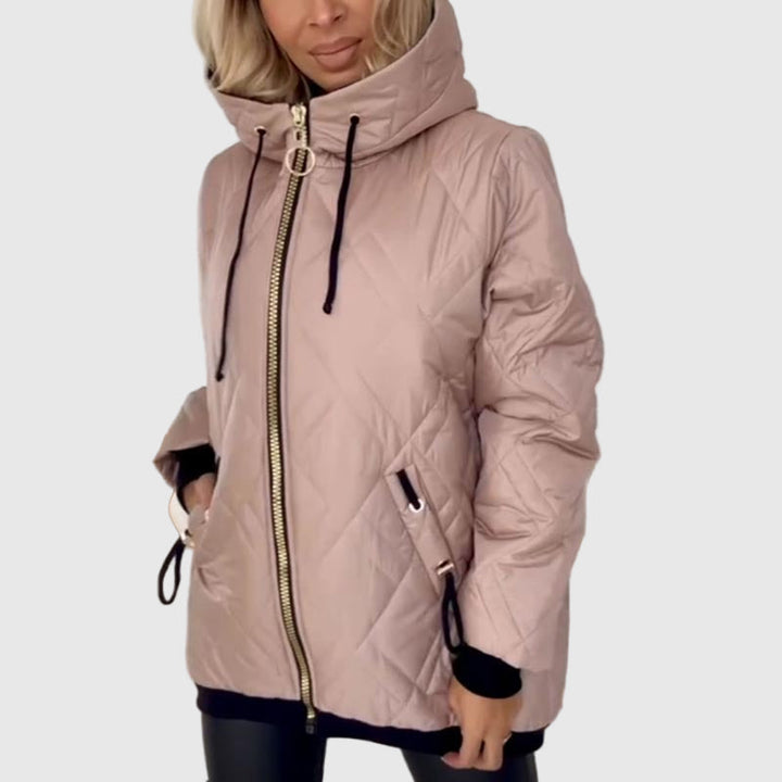 Jayne - Prošívaná Teplá a Elegantní Parka
