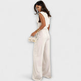 Sofia - Asymetrický komplet s drapovanými rameny