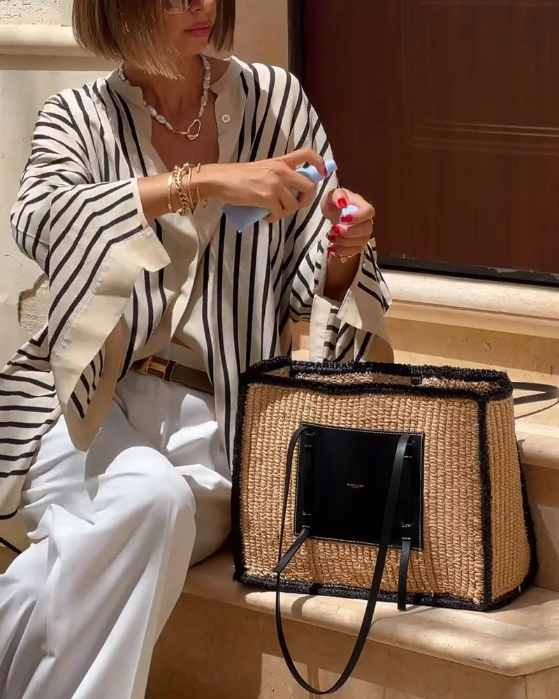 Košile s Pruhovaným Elegantním Stylem