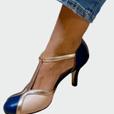 Retro stiletto s T-páskem