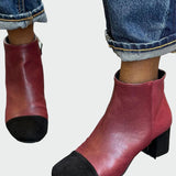 Dámské boty s nízkým podpatkem