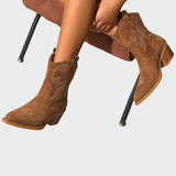 Cowboystøvle s špičatou špičkou