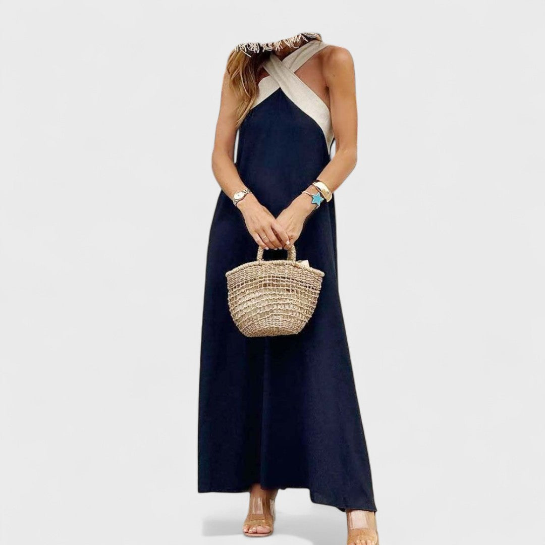 Sienna - Šaty s Křížovým Výstřihem