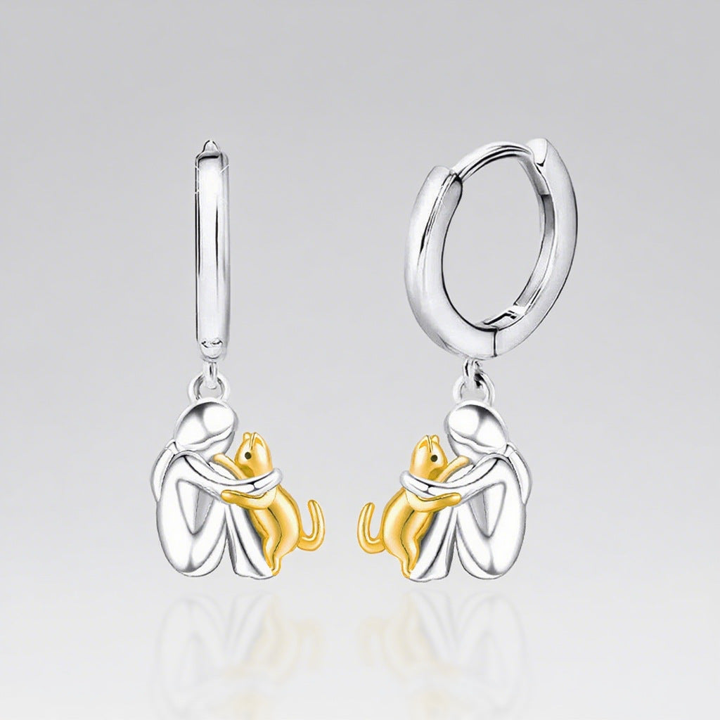 Elin - Náhrdelník s přívěskem ve tvaru kočky