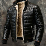 Josef – Teplá a měkká vintage bunda z měkké kůže.