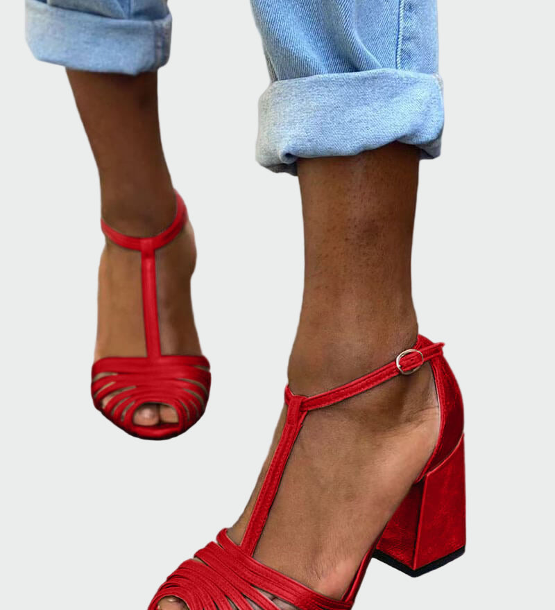 Elegantní sandály s T-páskem