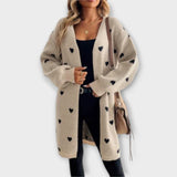 Julia - Cardigan s potiskem srdce