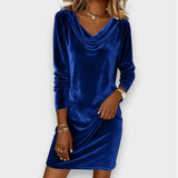 Scarlett | Loose velvet dress