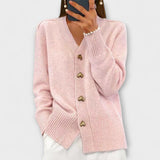 Marij – Dámský pulovr s V-výstřihem ve vintage stylu