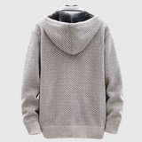 Mojmír – Pletený kabát s kapucí