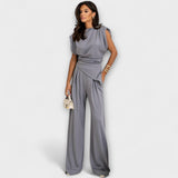 Sofia - Asymetrický komplet s drapovanými rameny