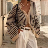 Košile s Pruhovaným Elegantním Stylem