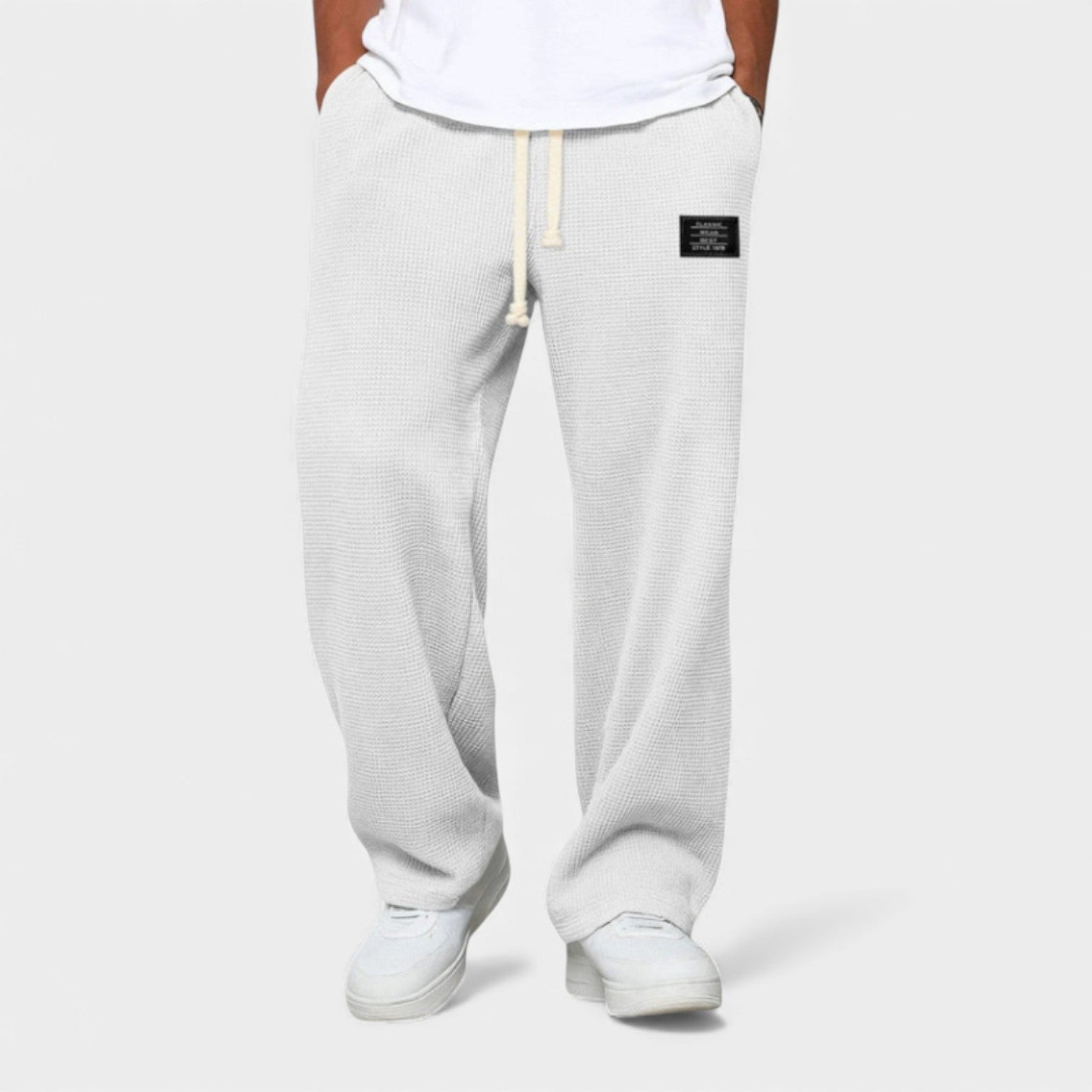 Piotr – Ležérní waffle kalhoty