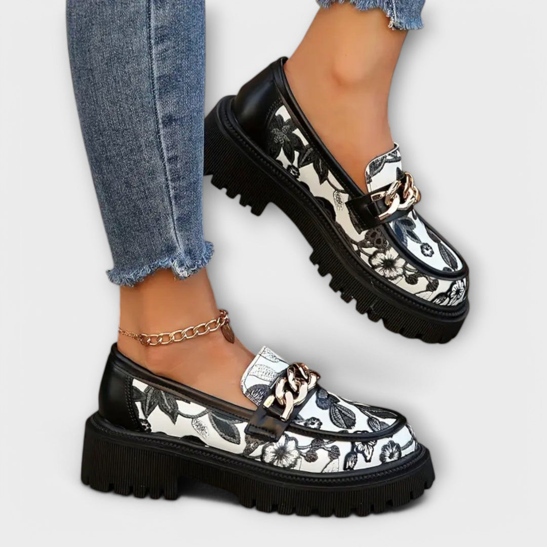 Sandra - Klasické Retro Mokasíny se Stylem