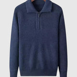 Libuše- Kašmírový svetr s čtvrtovým zipem Gstaad