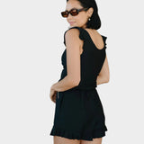 Bikini s volánky a podporou prsou