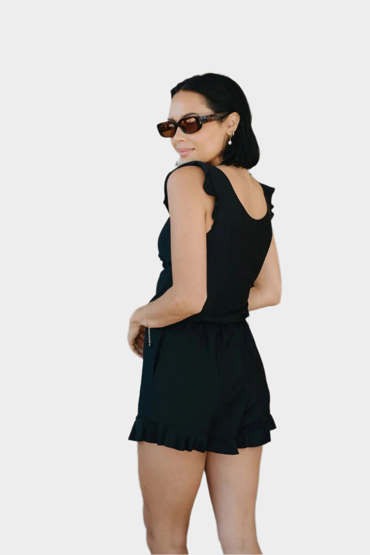 Bikini s volánky a podporou prsou