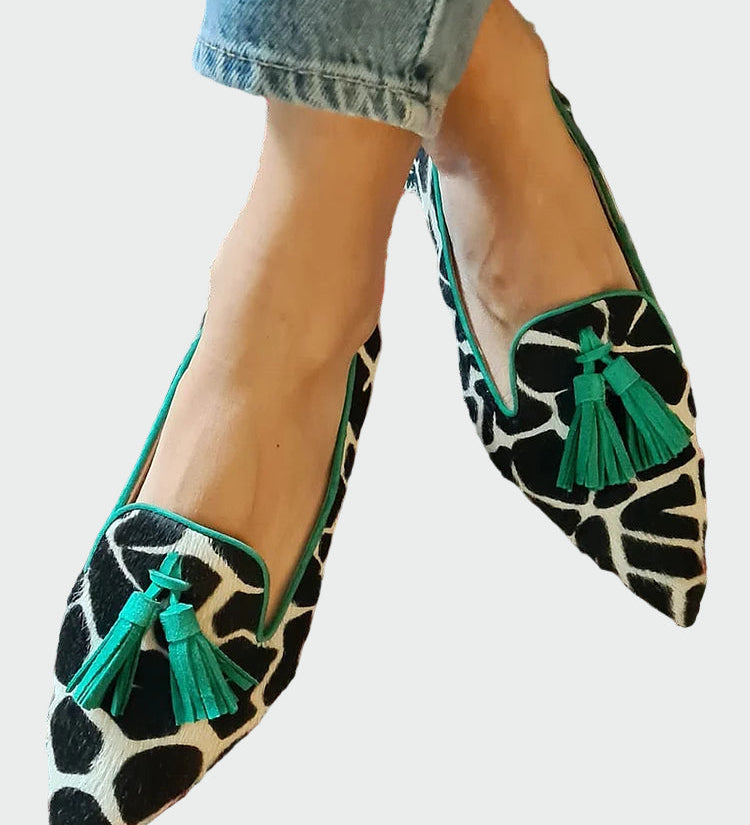 Mokasíny s špičatou špičkou