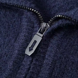 Libuše- Kašmírový svetr s čtvrtovým zipem Gstaad