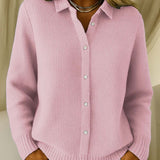 Maeve - Klasický pletený kardigan s knoflíky