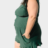 Bikini s volánky a podporou prsou