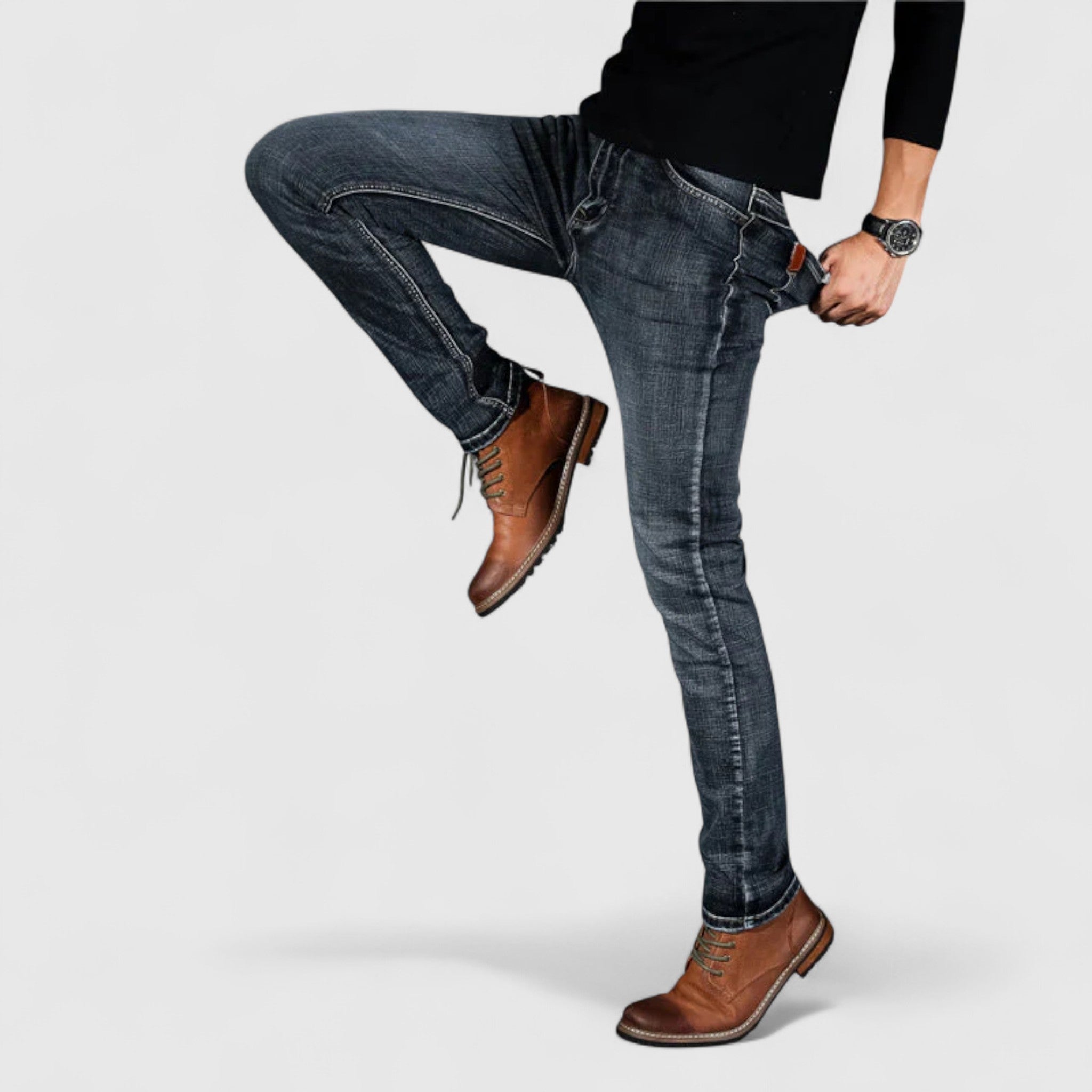 Prémiové elastické džíny