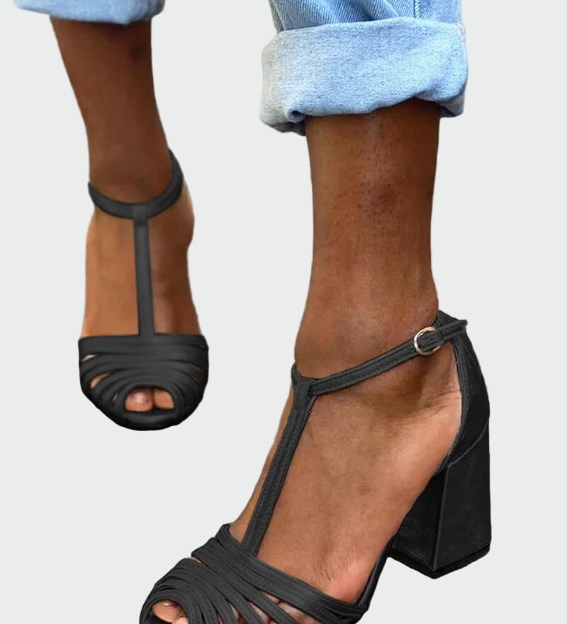 Elegantní sandály s T-páskem