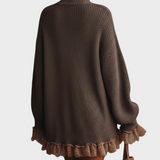 Nina - Pletené šaty s volánky