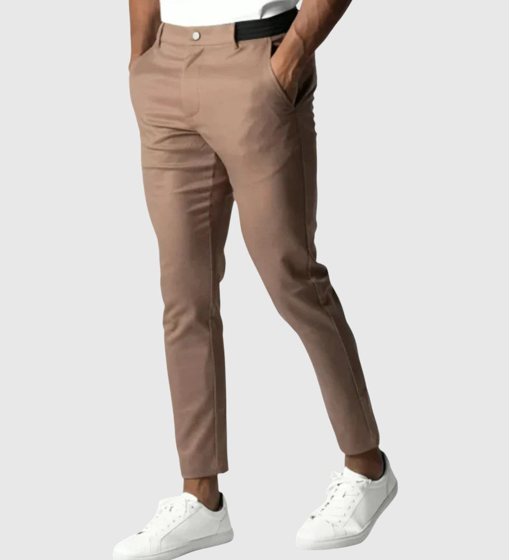 Libuše- Kalhoty Elio Stretch z bavlny