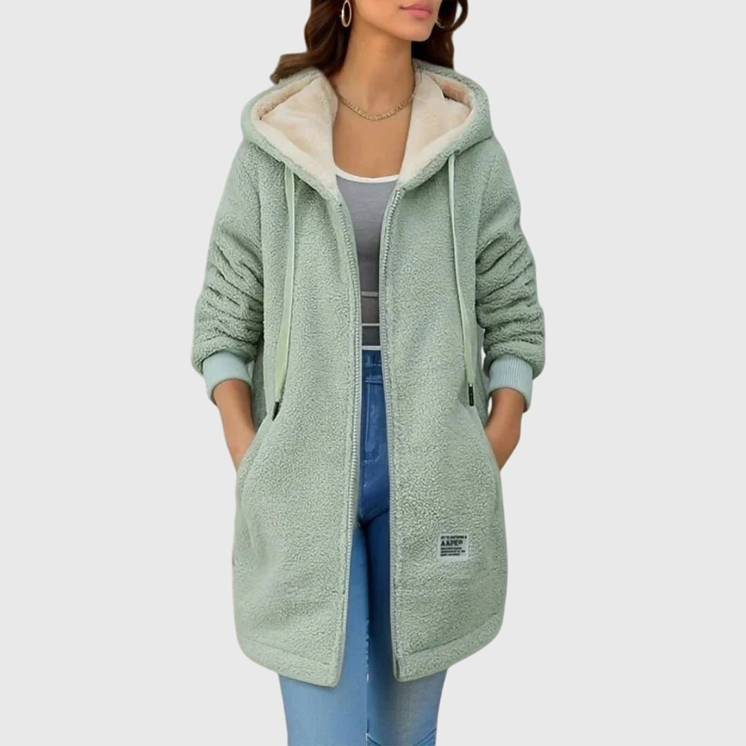 Birgitta | Stylová a Teplá Fleece Bunda