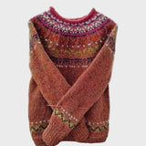 Pletený rolák v retro inspiraci