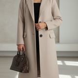 Jade | Elegantní Dlouhý Kabát z Vlny