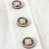 Krátký rukáv blůza s knoflíky