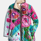 Arianne | Elegantní květinový vzorovaný kabát