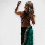 Livia - Maxi šaty s hvězdným nebem a batikou