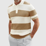 Libuše – Žebrované polo tričko s pruhy