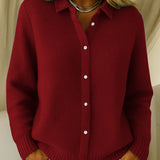 Maeve - Klasický pletený kardigan s knoflíky