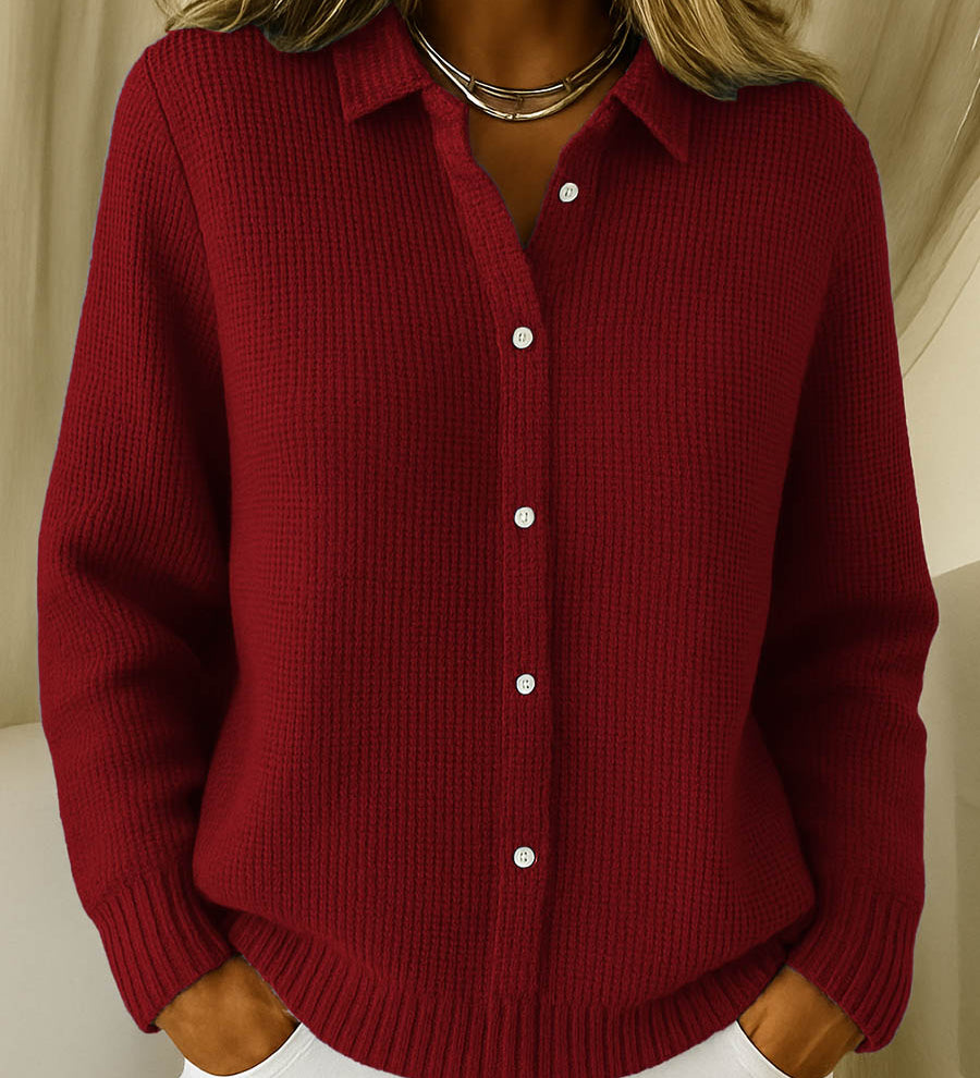 Maeve - Klasický pletený kardigan s knoflíky