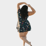 Bikini s volánky a podporou prsou