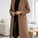 Jade | Elegantní Dlouhý Kabát z Vlny