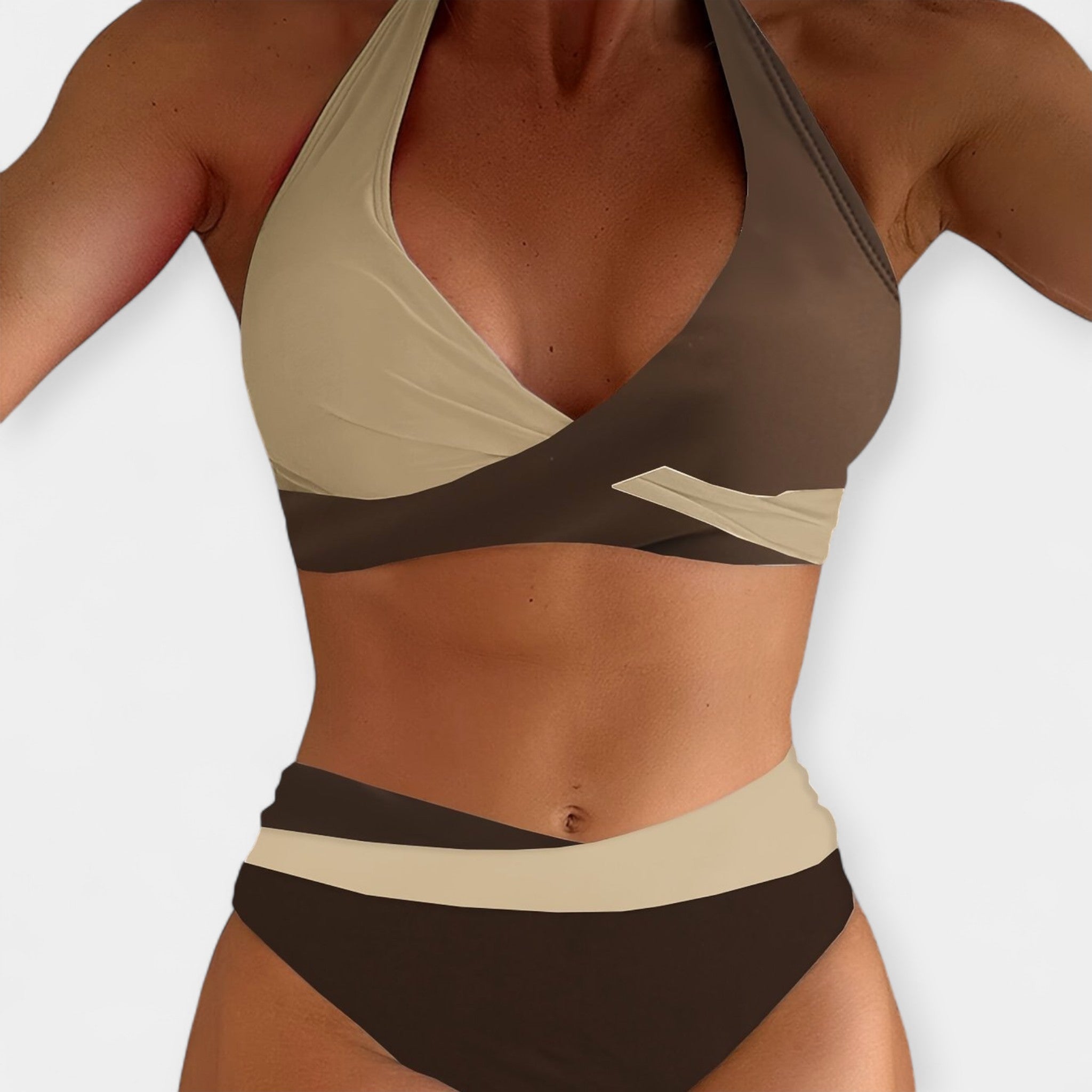 Bikini s kříženým výstřihem